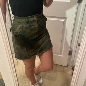 Hollister Camo Skirt